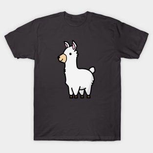 White Llama T-Shirt